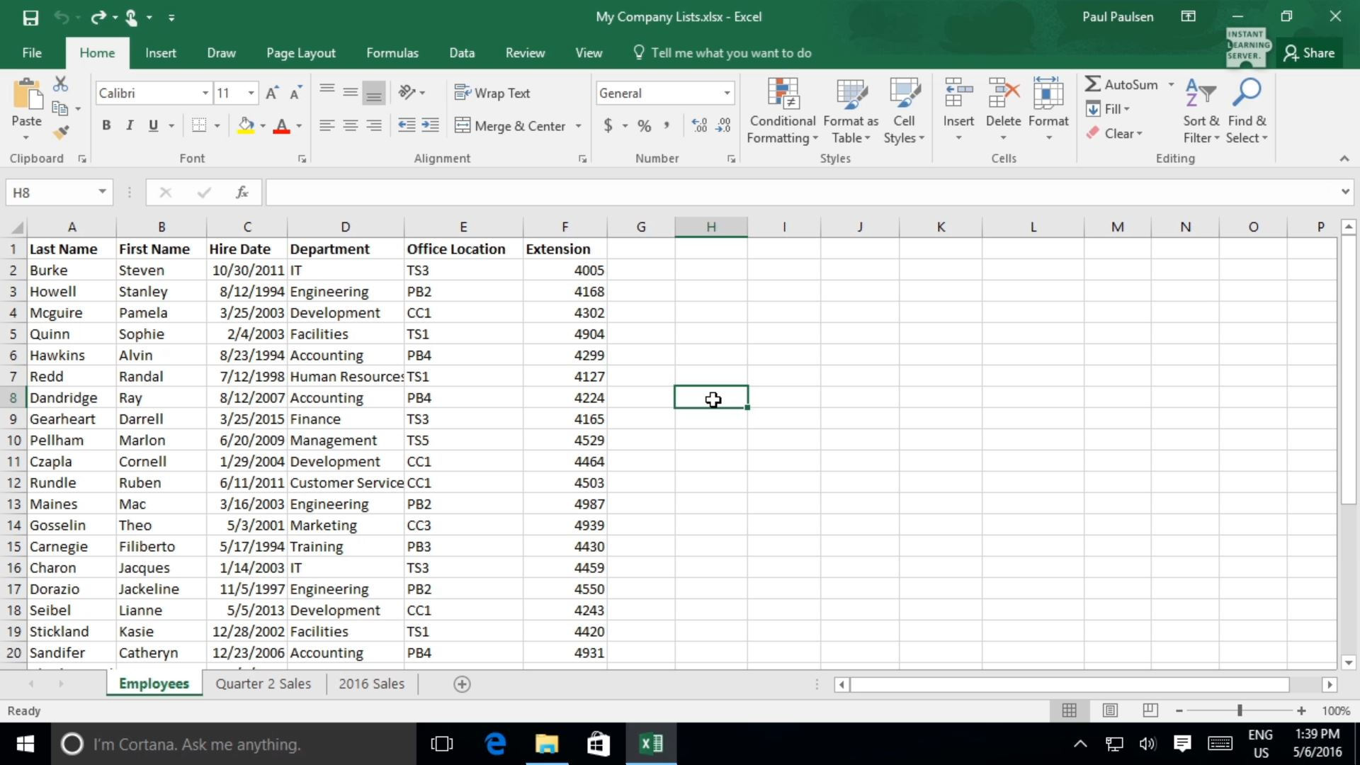 excel 2016 online