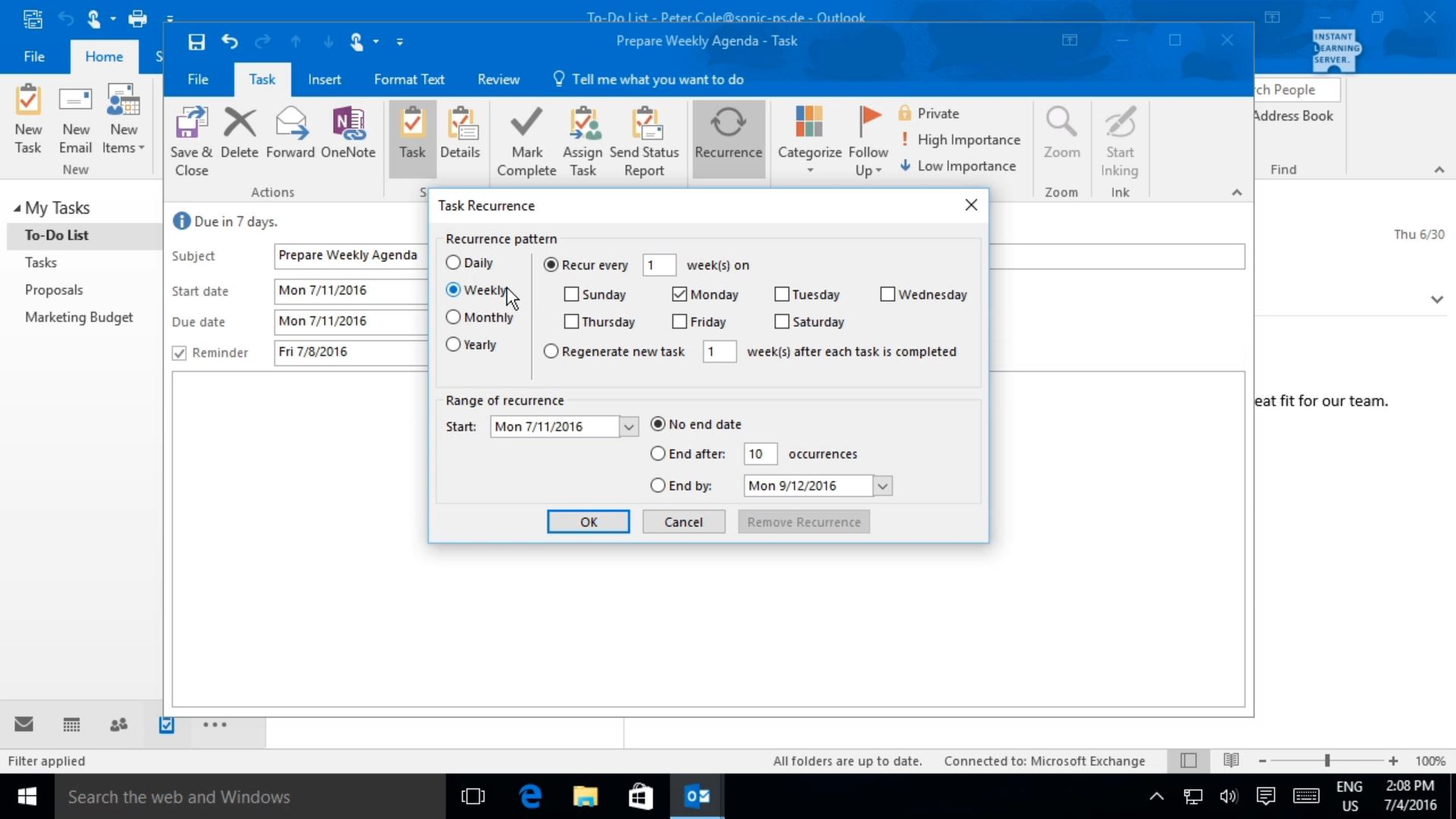 FollowUp Outlook 2016 Foundations (EN) Outlook Video