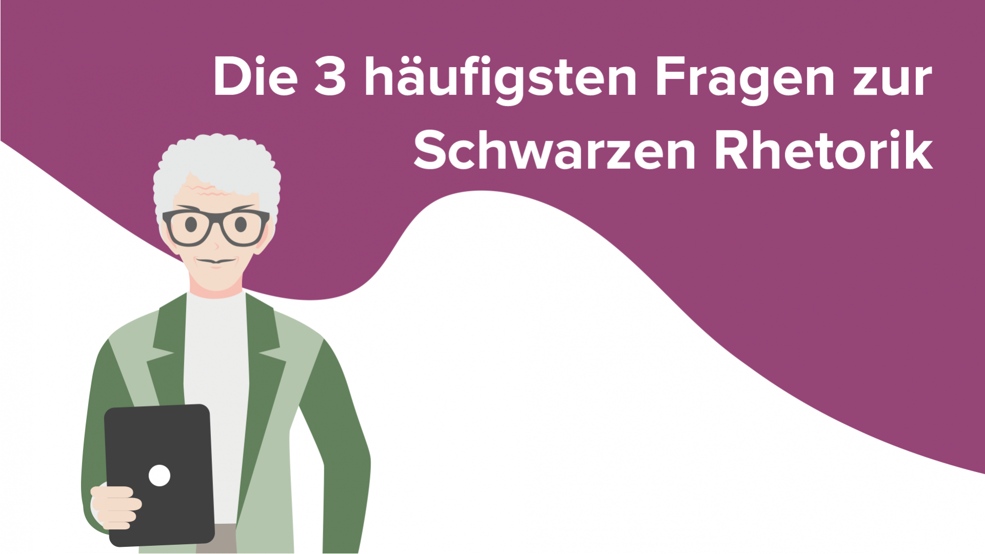 Schwarze Rhetorik: Nächste Schritte – Rhetorik Vortrag | Lecturio