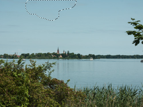 Von Photoshop berechnete Fläche