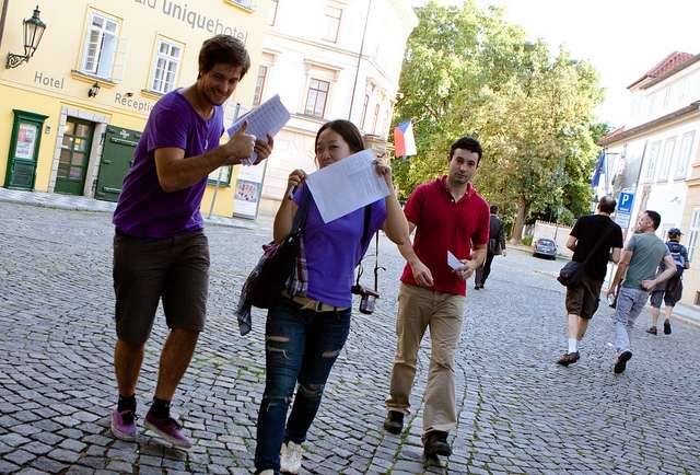 Studenten im Ausland