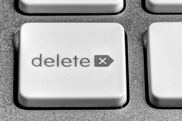 Delete Taste auf einer Tastatur