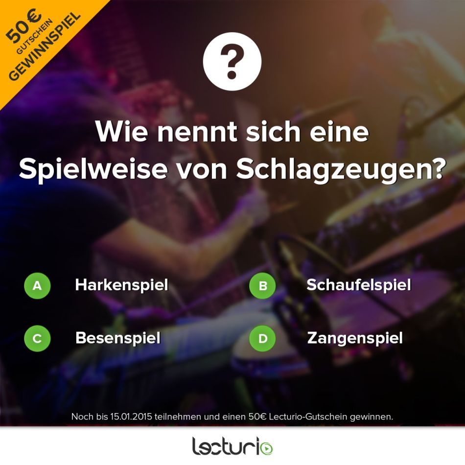 das ist ein quiz zu schlagzeugspielarten