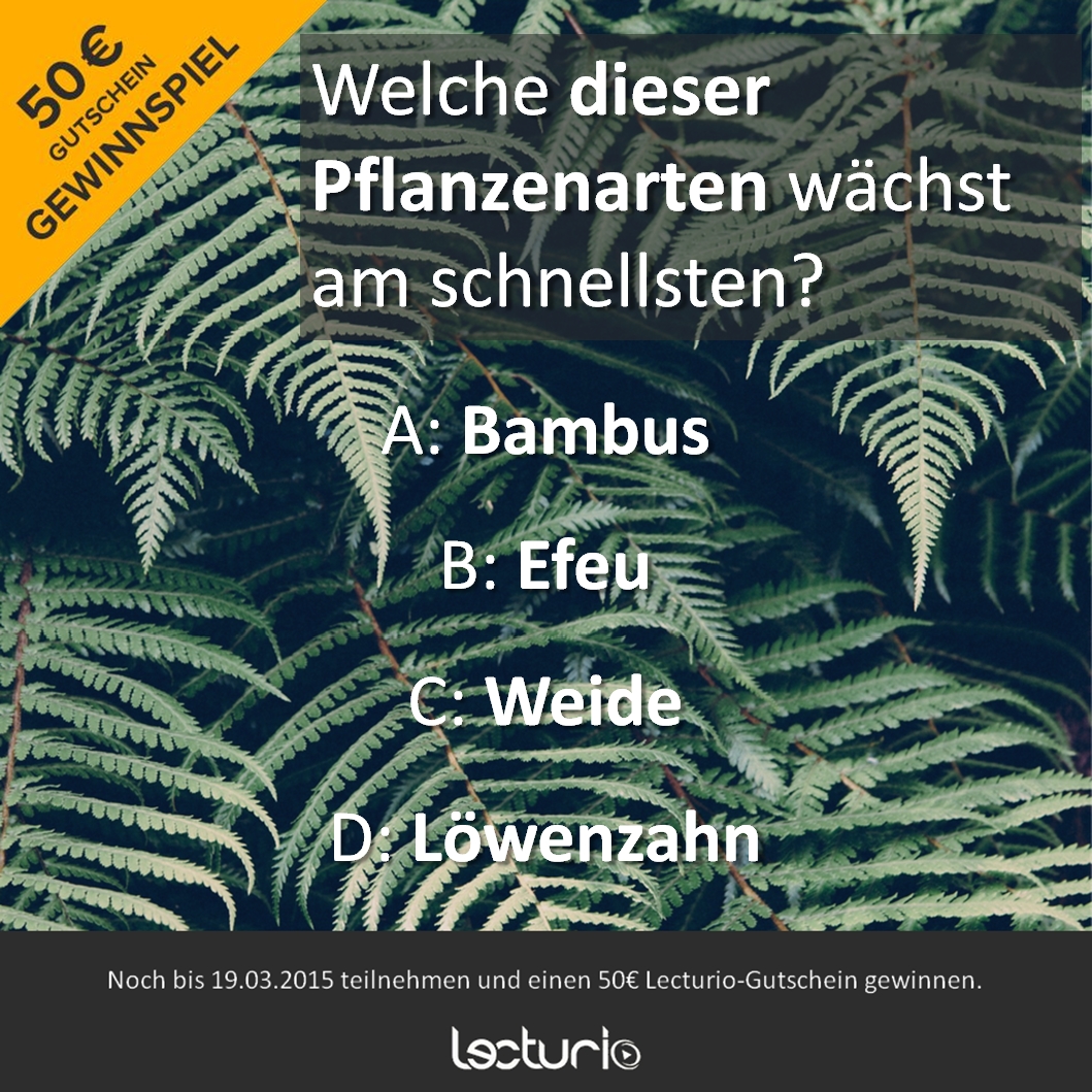 das ist ein quiz zum pflanzenwachstum