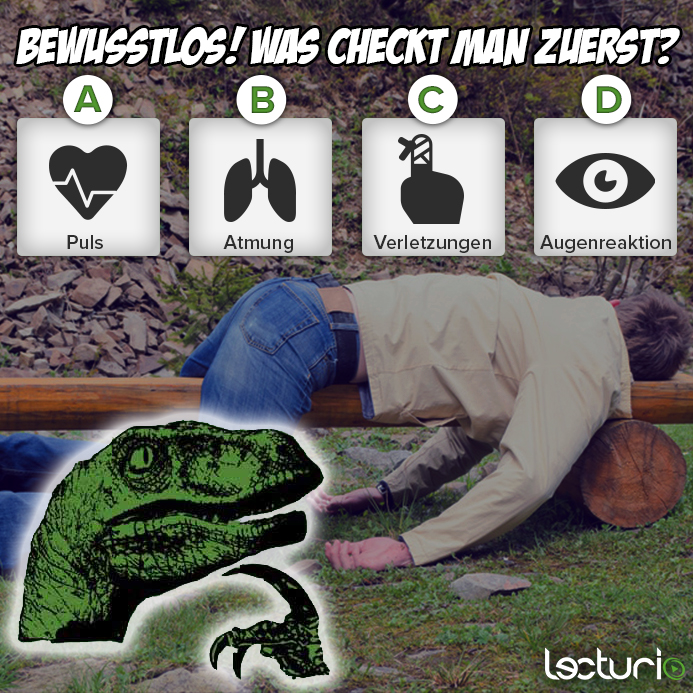 das ist ein quiz zur ersten Hilfe