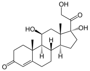 Strukturformel Cortisol