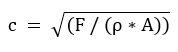 diese formel beschreibt elastische querwellen in festkörpern