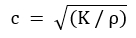 diese formel beschreibt laengswellen in fluessigkeiten