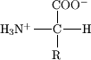 struktur von einer aminosäure