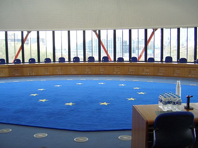 European Court of Human Rights Court room