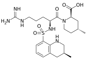 Molekularstruktur-Argatroban