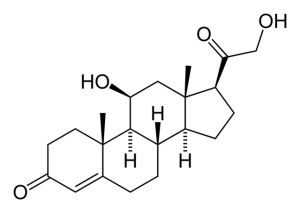 Corticosteron-Molekül