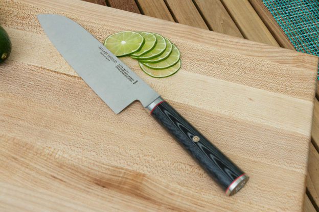Miyabi Knife with Cut Limes