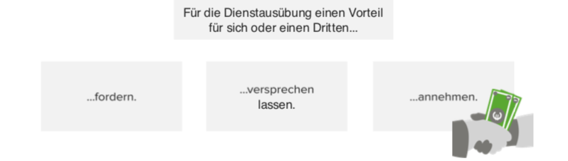 Vorteilsnahme, § 331 StGB
