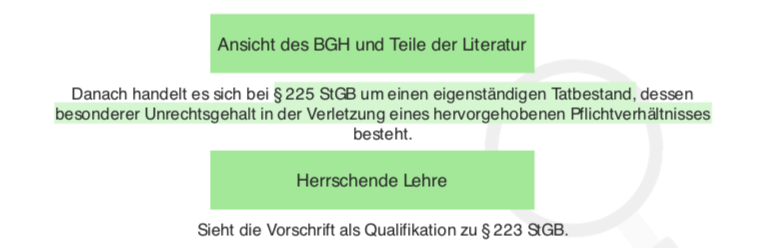 Misshandlung von Schutzbefohlenen, § 225 StGB