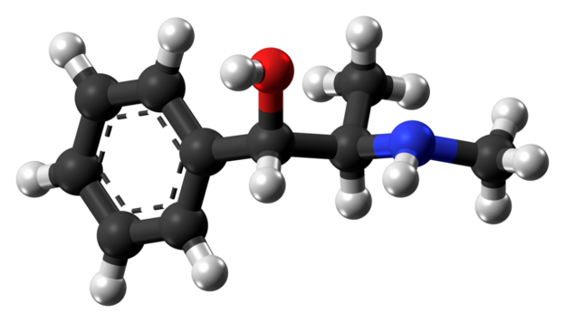 Modelul moleculei de efedrină