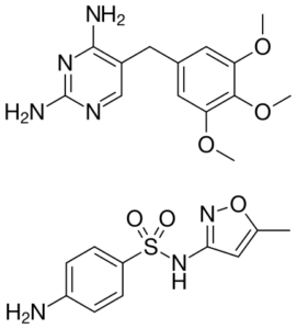 Trimethoprim and sulfamethoxazole