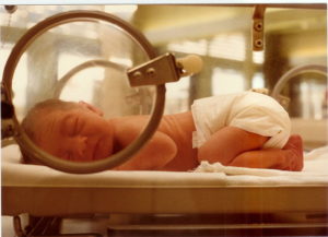 Baby in the neonatal intensive care unit