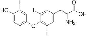 triiodothyronine structural formula