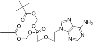 Adefovir_dipivoxil_structure anti-hepatitis agents