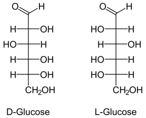 D-Glucose and L-Glucose