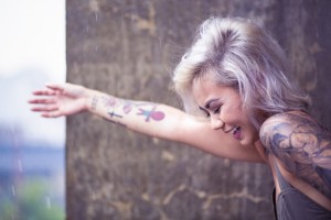 happy woman