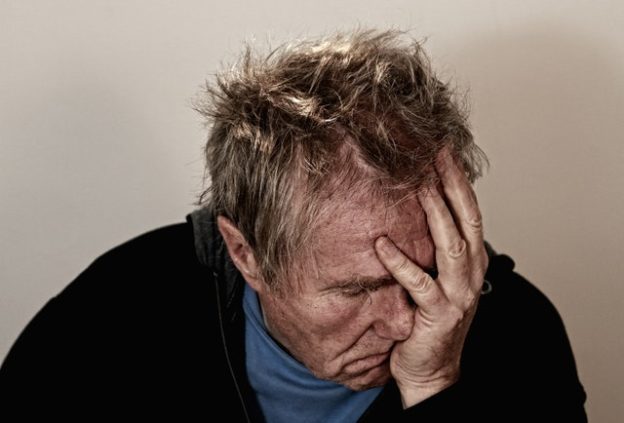 old man depressed